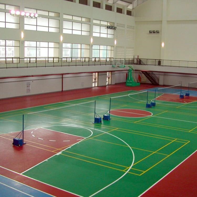 厂家生产 硅PU网球场 硅pu塑胶篮球场地 带施工